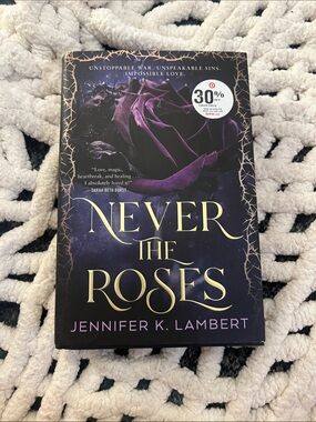 Never the Roses limited edition by Jennifer K. Lambert - Purple & Gold Hardcover